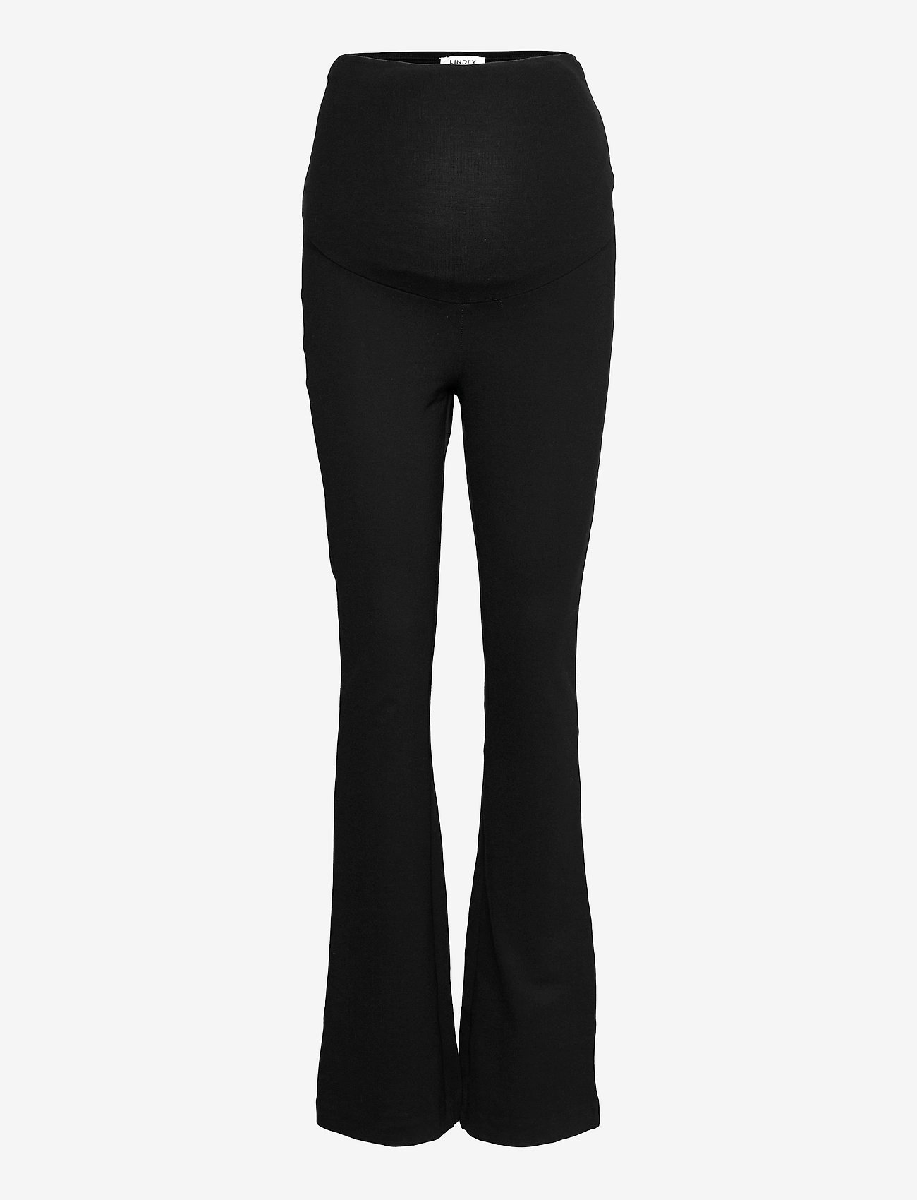 Lindex - Trouser MOM Beatrix - schlaghose - black - 0