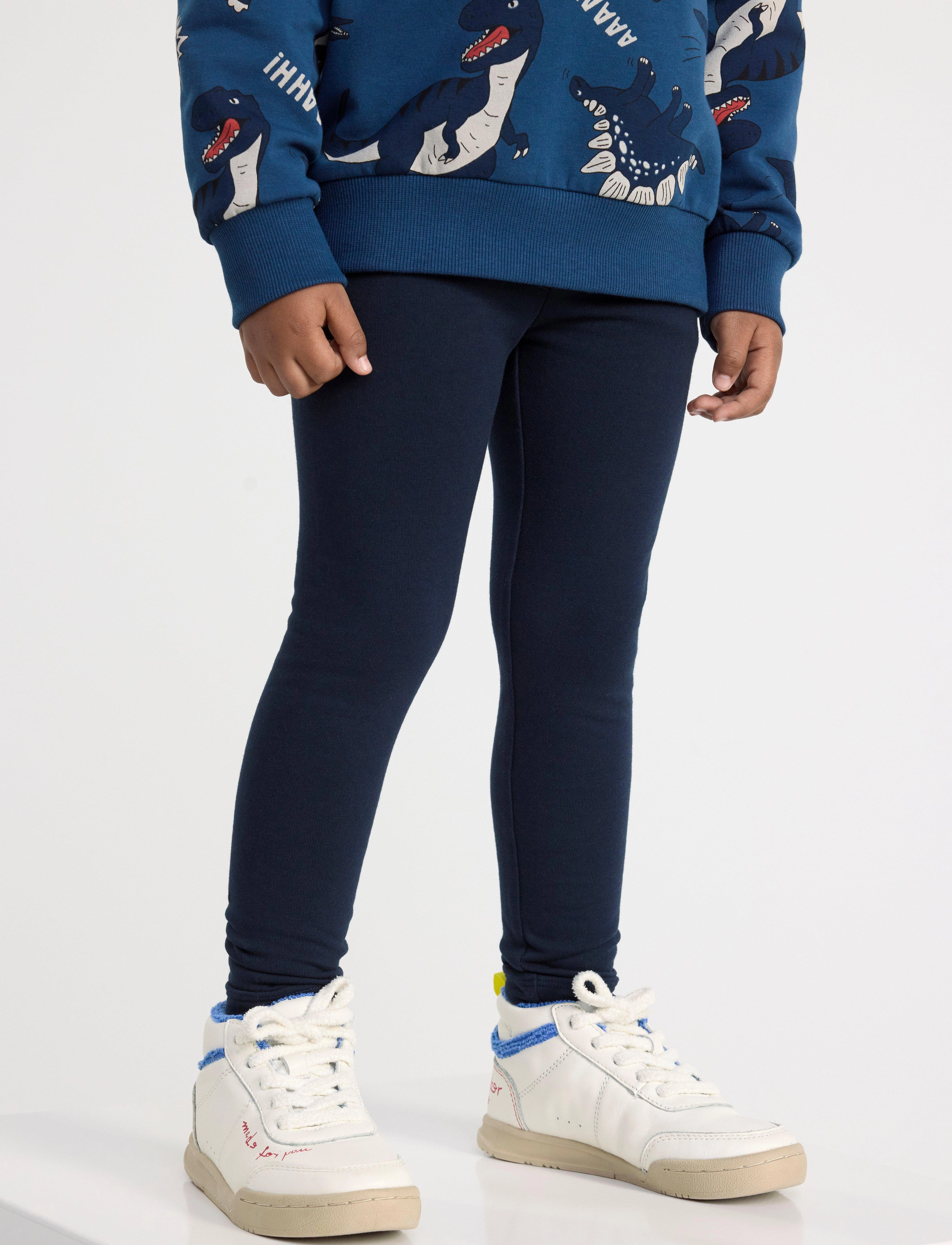 Lindex Leggings Extra Durable, 98, Navy, Underdele > Leggings, Børn