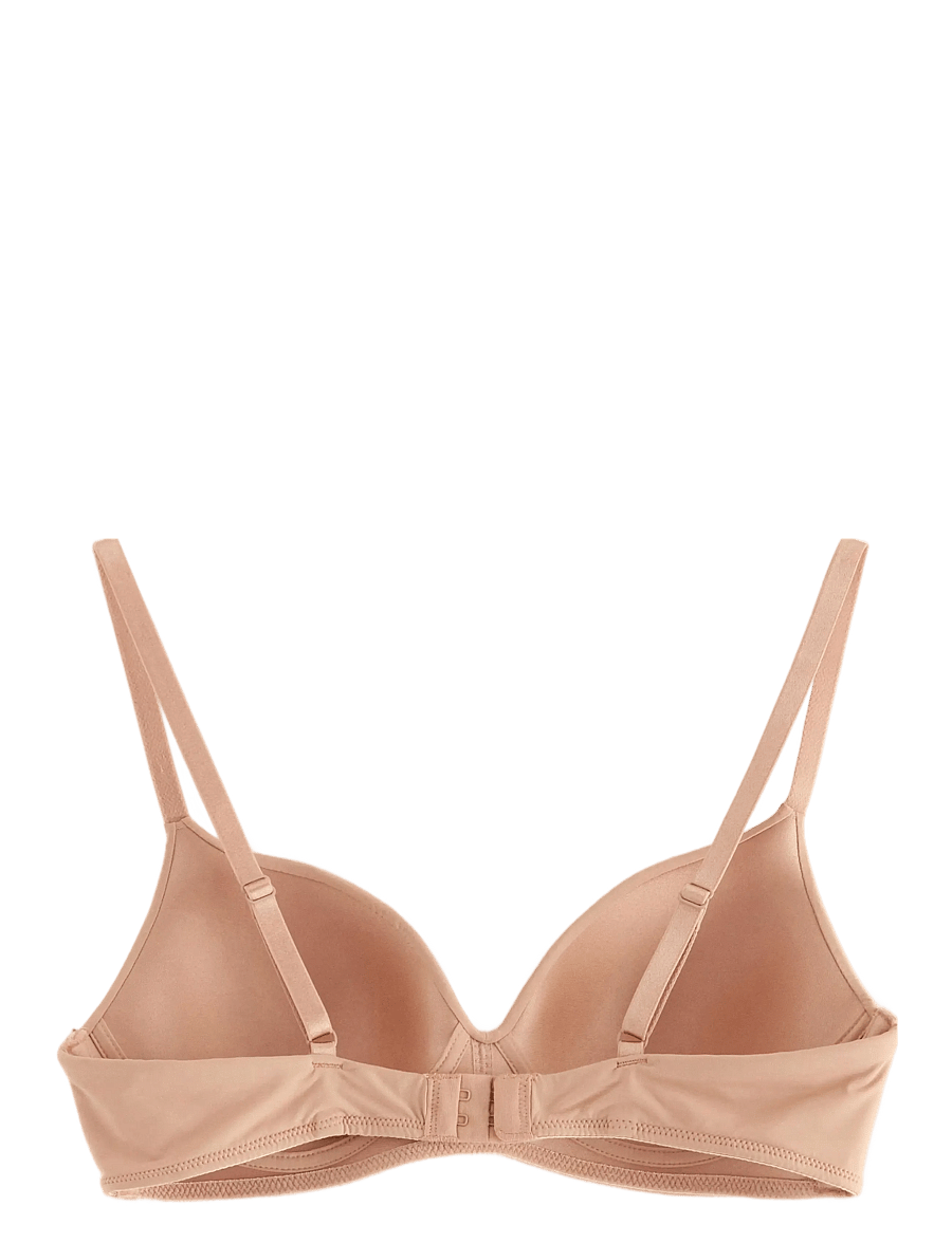 Lindex - Flora wirefree bra - bh'er uden bøjle - beige - 2