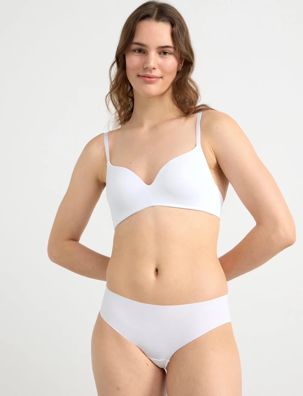Lindex - Flora spileløs BH - kaarituettomat rintaliivit - white - 0