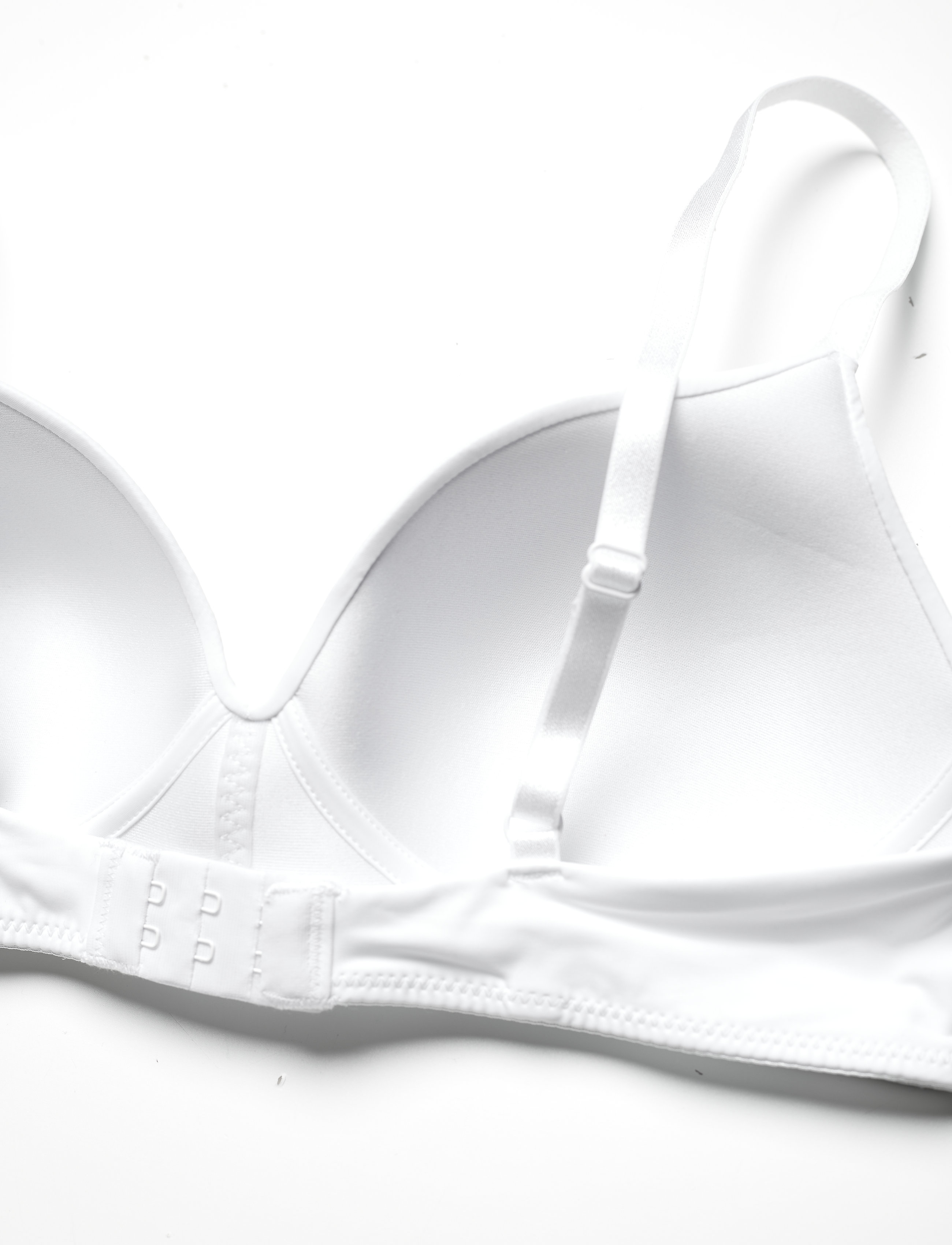 Lindex - Flora wirefree bra - bygellösa bh:ar - white - 5