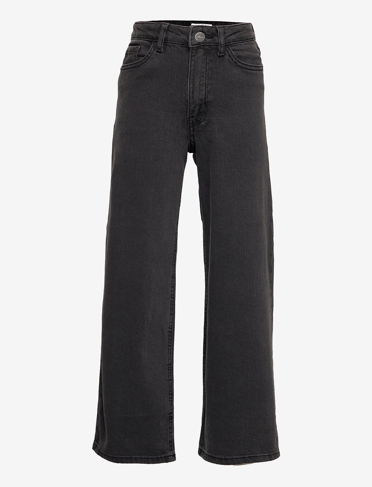 Lindex - Trousers denim Viola black ext - brede jeans - black - 0