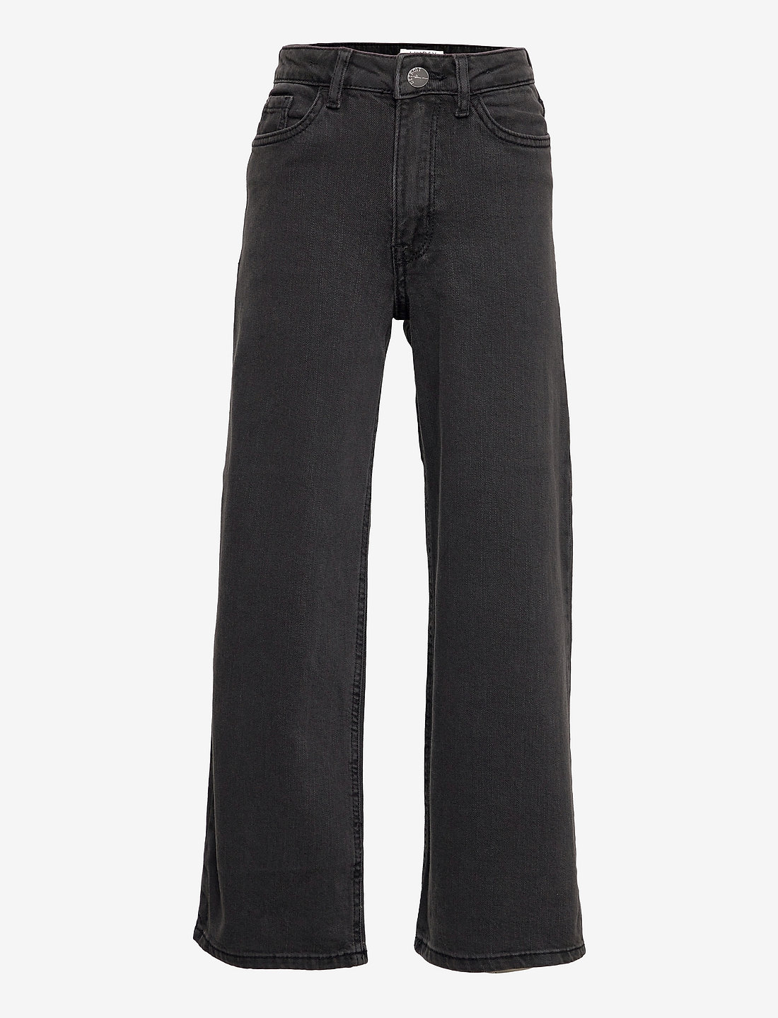 Lindex - Trousers denim Viola black ext - szerokie dżinsy - black - 1