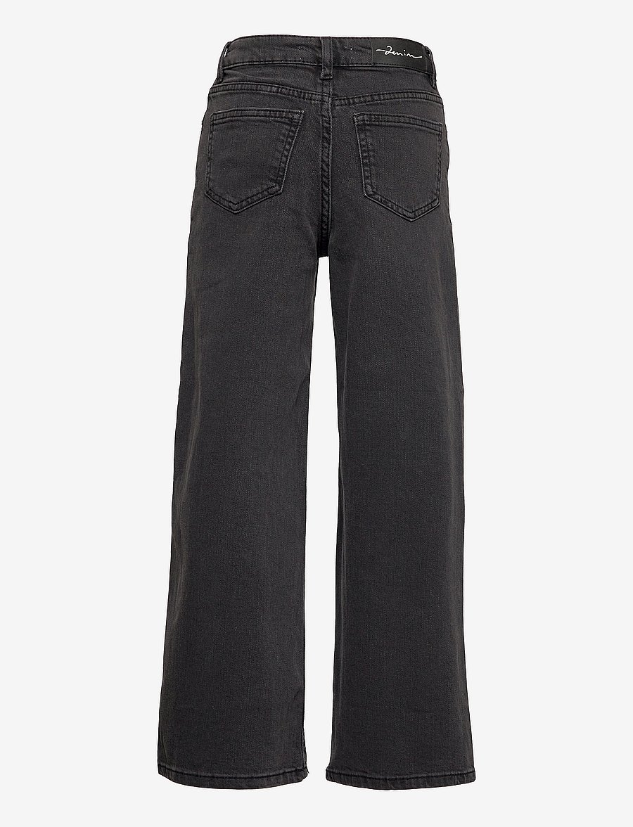 Lindex - Trousers denim Viola black ext - hosen mit weitem bein - black - 2