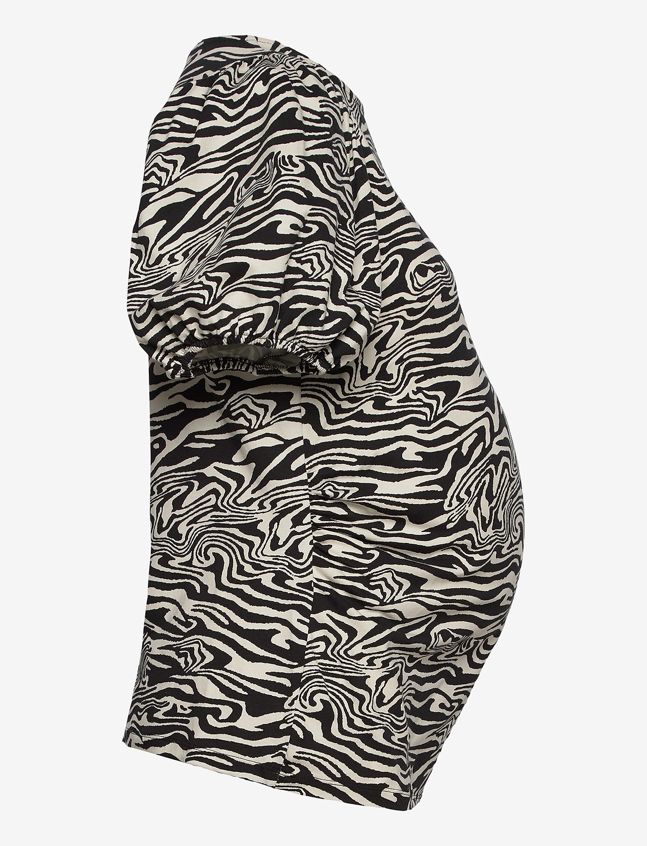 Lindex - Top MOM puff sleeves - kortærmede bluser - beige - 3