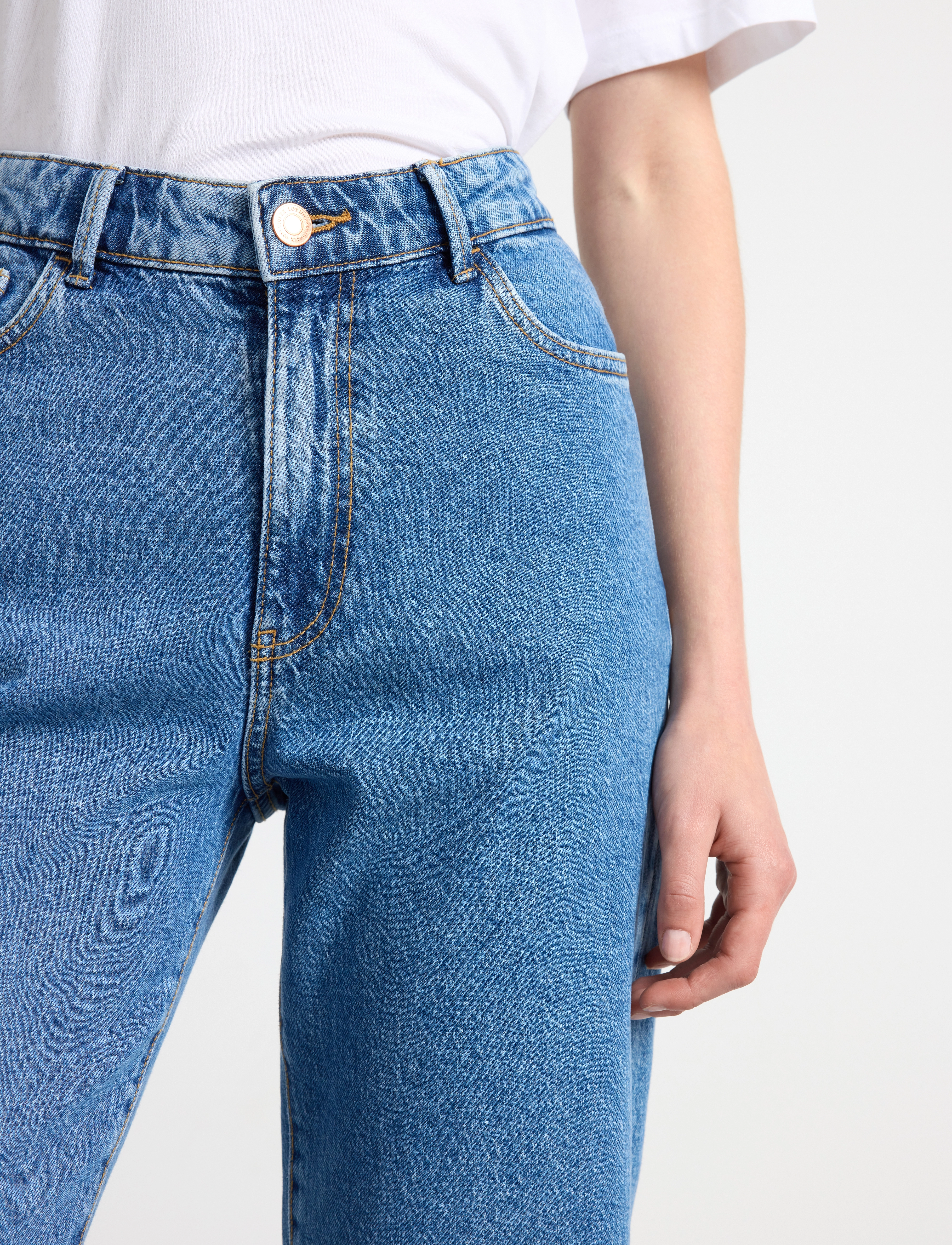 Lindex Wide Hanna Cropped Jeans With Light Stretch dam – bild 5