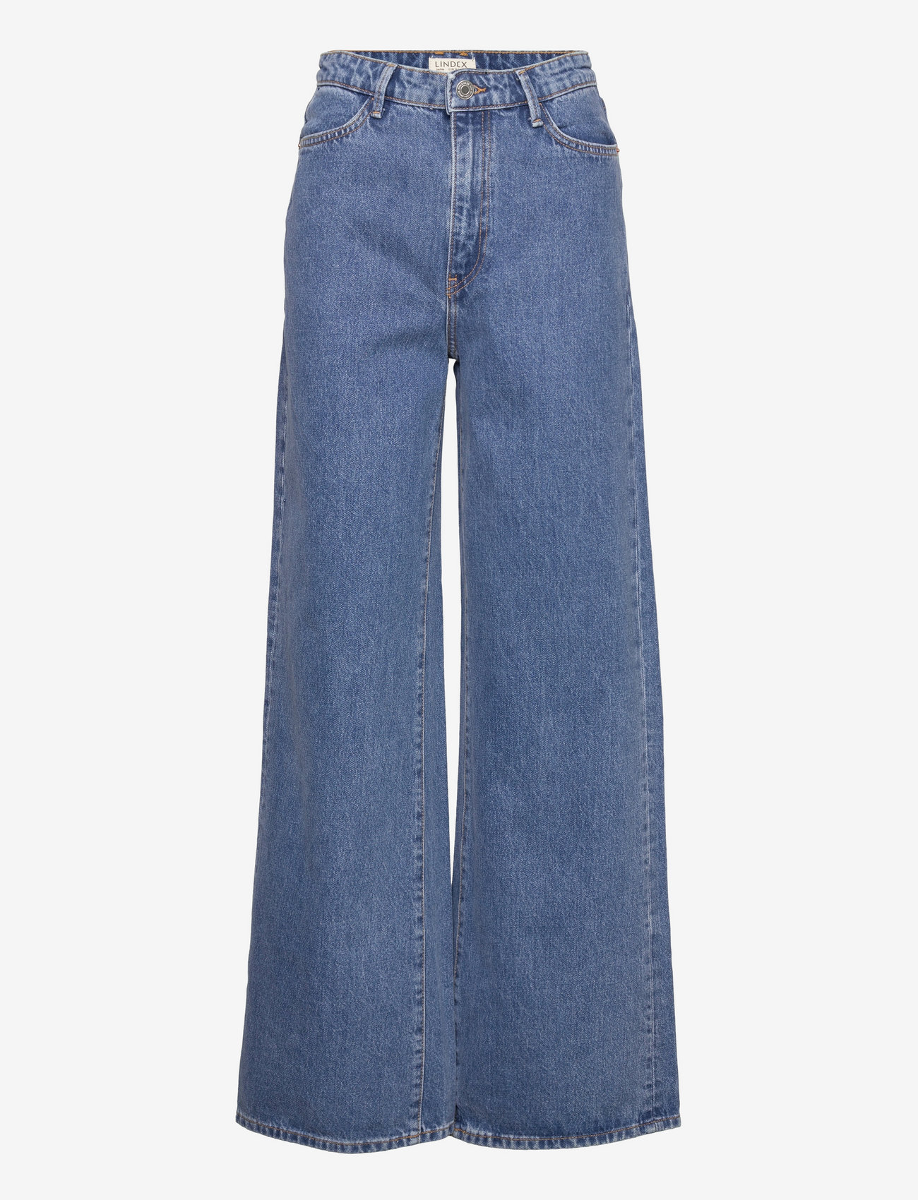 Lindex - WIDE Jackie jeans with extra wide leg - hosen mit weitem bein - denim blue - 1