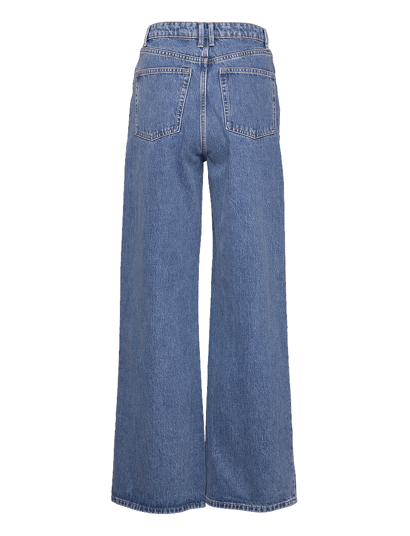 Lindex - WIDE Jackie jeans with extra wide leg - hosen mit weitem bein - denim blue - 2