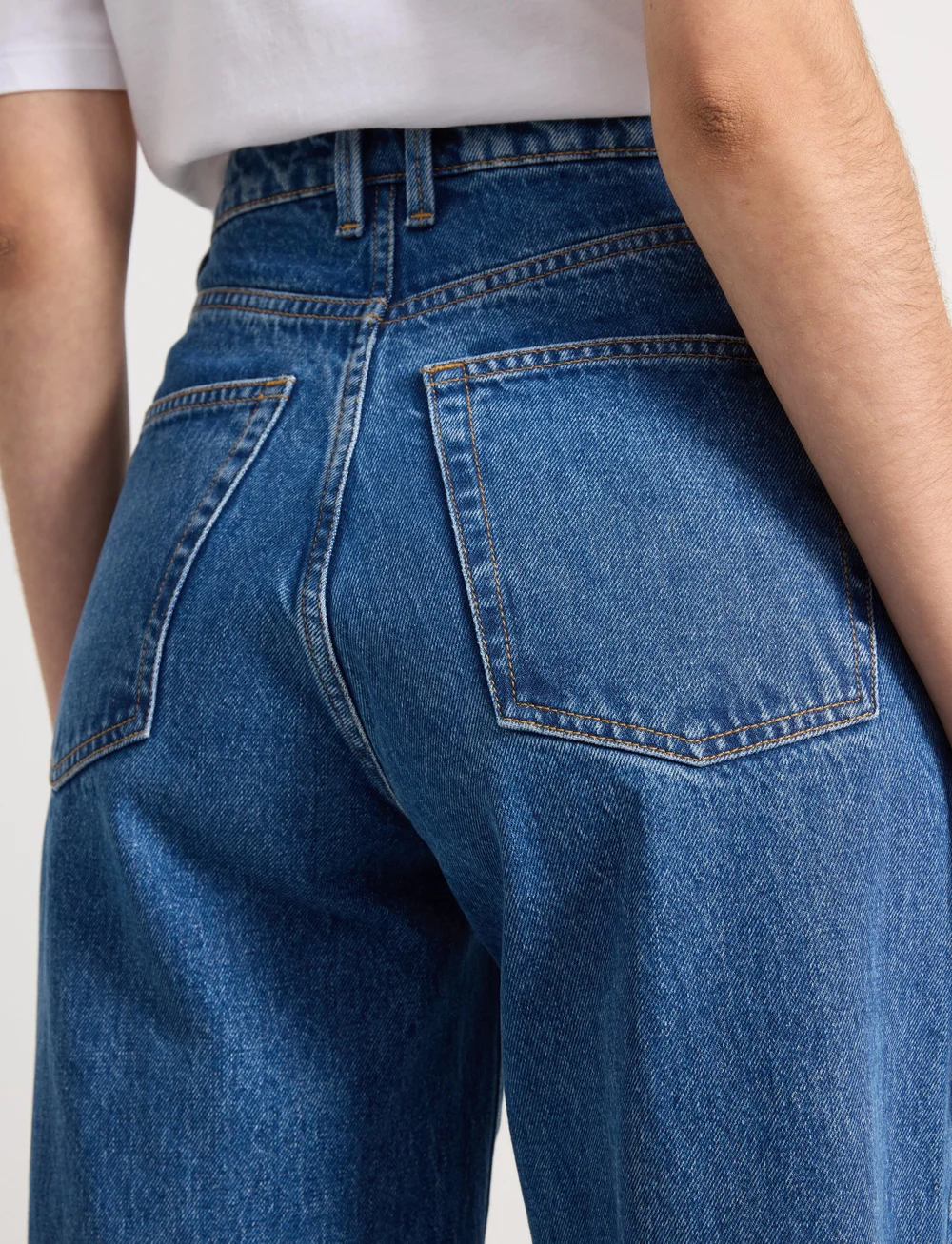 Lindex - WIDE Jackie jeans med ekstra brede bein - vida jeans - denim blue - 4