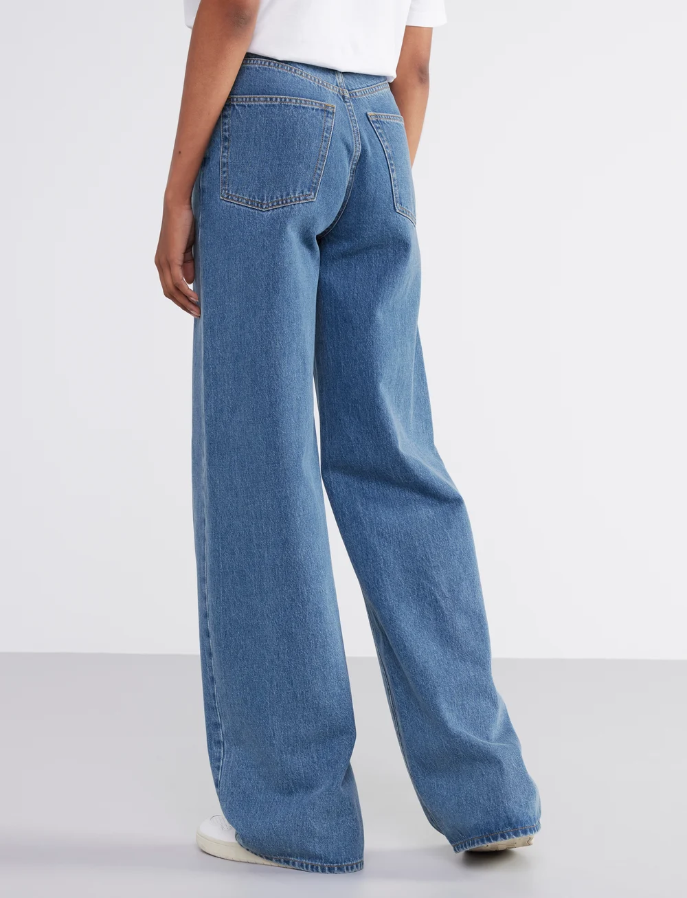 Lindex - WIDE Jackie jeans med ekstra brede bein - vida jeans - denim blue - 5