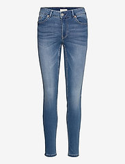 Lindex - Trousers denim Tova Soft blue - džinsa bikses ar tievām starām - denim blue - 0
