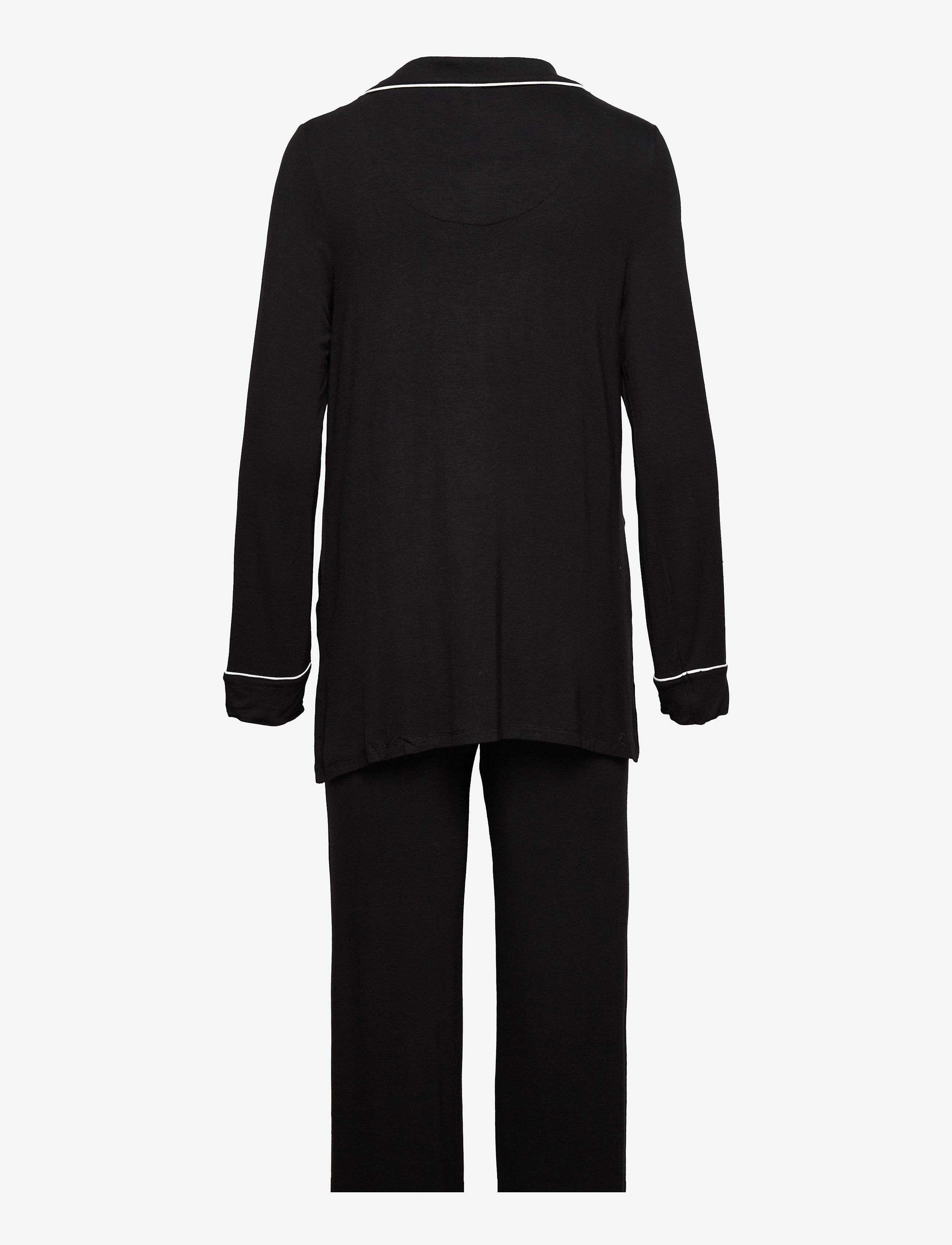Lindex - Maternity Soft Piping Pj Jerse - sünnipäevakingitused - black - 2