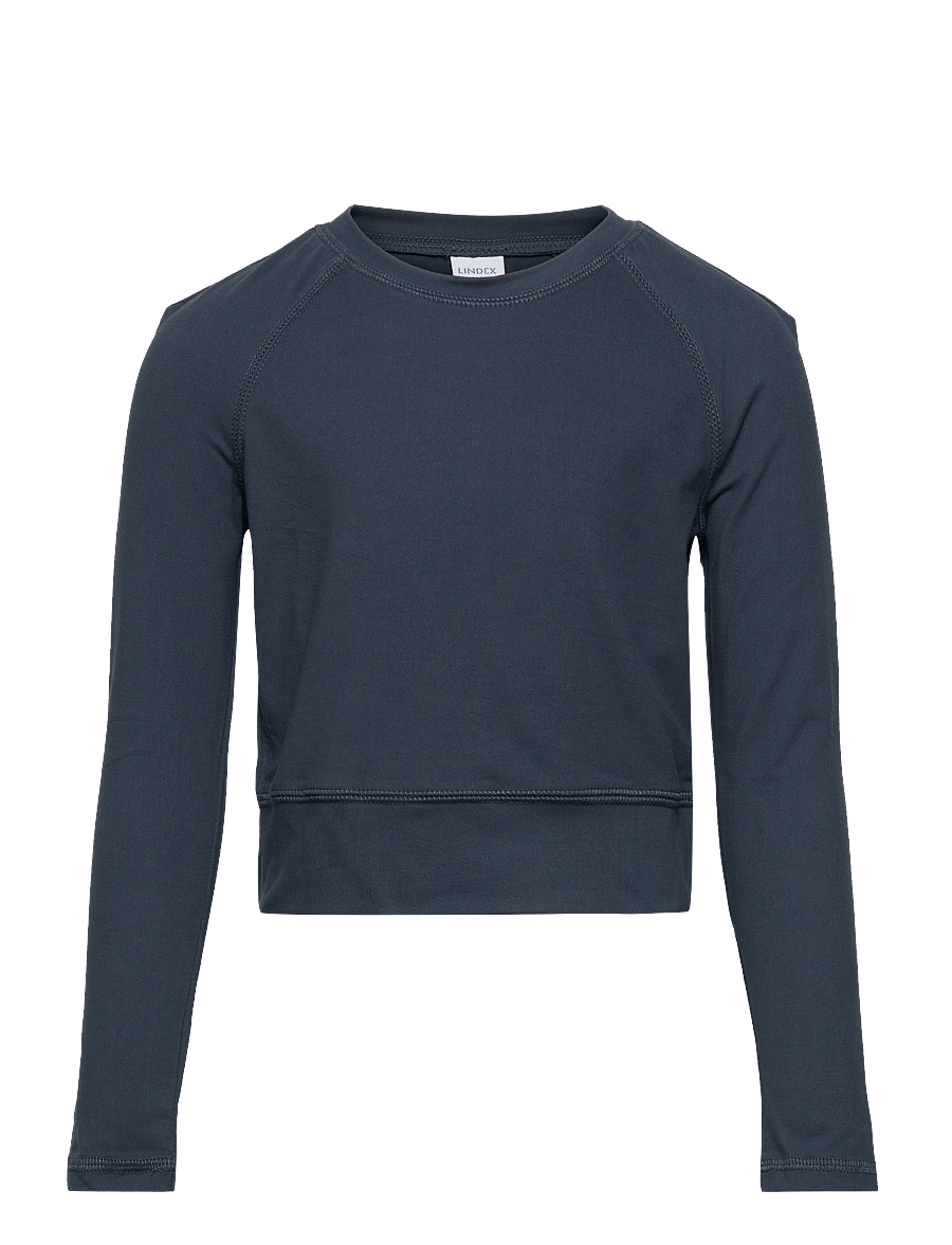 Lindex - Top active wear cropped - rudens apģērbi - dk turquoise - 1