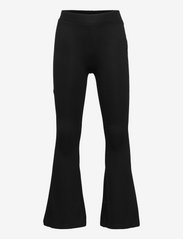 Lindex - Trousers Grace flare black - spodnie - black - 0
