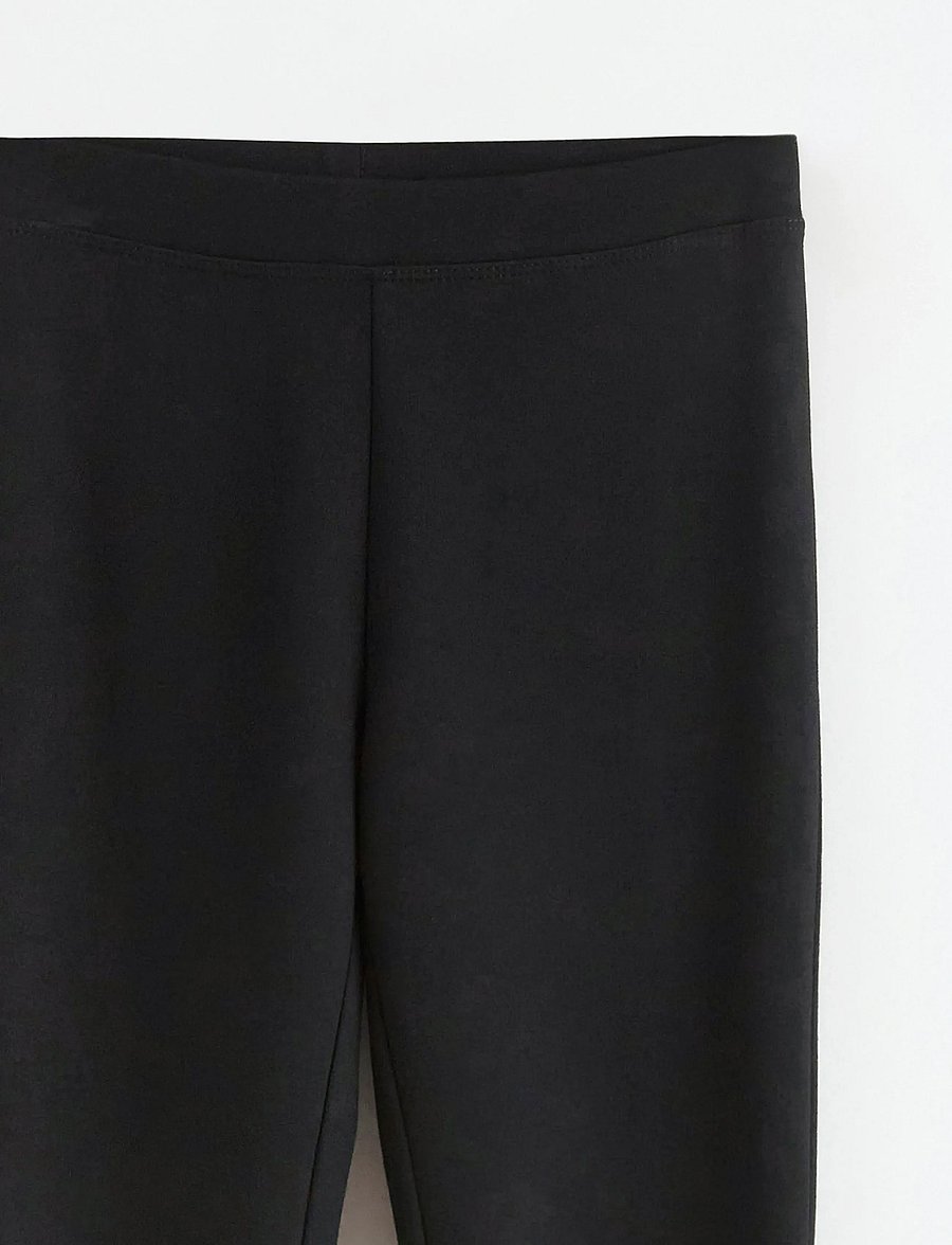 Lindex - Flared jersey trousers with high waist - einkaufen nach alter von - black - 5