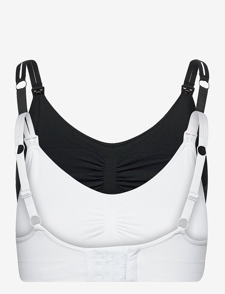 Lindex - MOM 2-pack seamless nursing bra - undertøj - combi 1 - 2