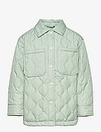 Jacket overshirt quilted - GREEN