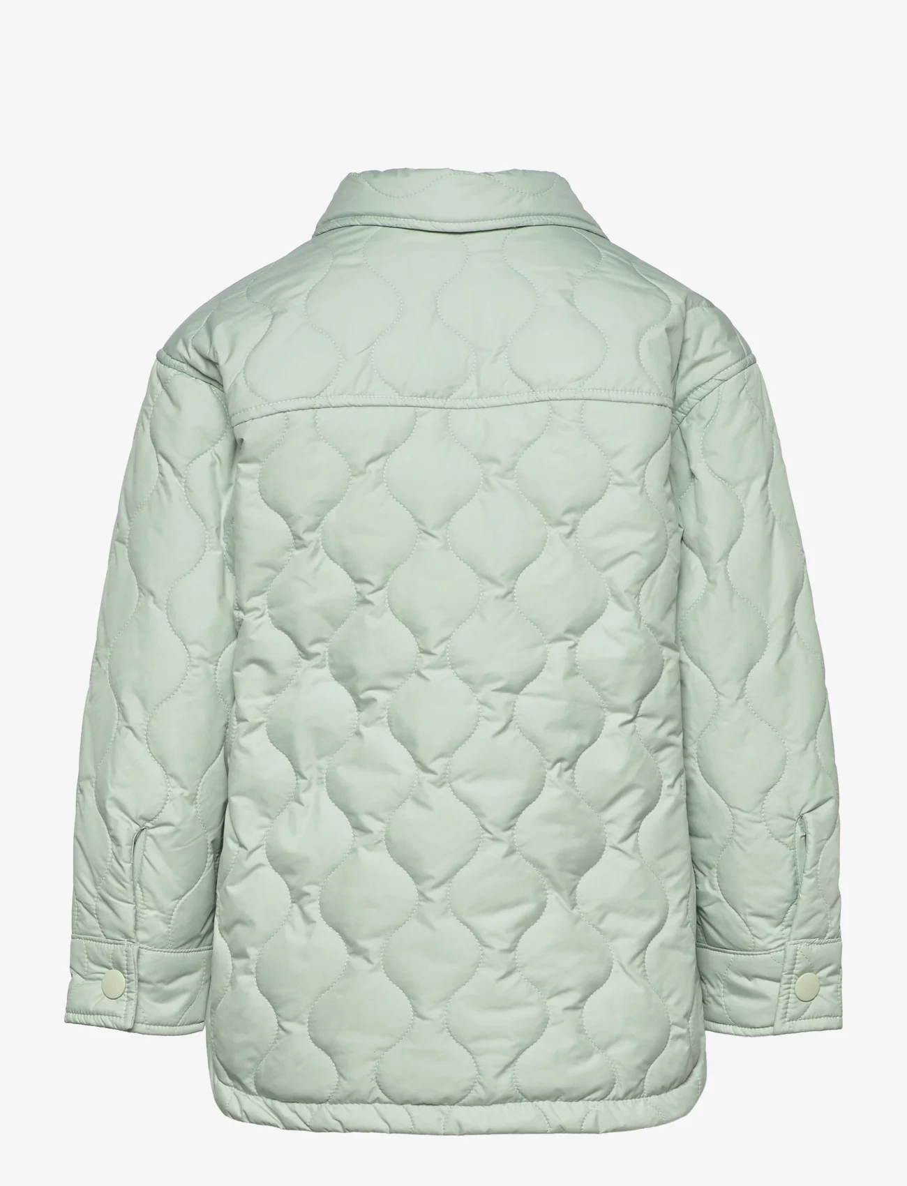 Lindex - Jacket overshirt quilted - alhaisimmat hinnat - green - 1