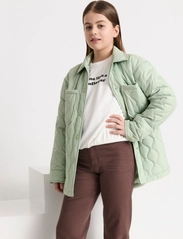 Lindex - Jacket overshirt quilted - lägsta priserna - green - 2