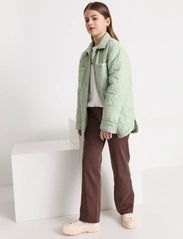 Lindex - Jacket overshirt quilted - lägsta priserna - green - 3