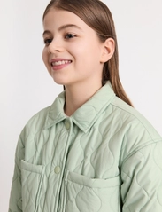 Lindex - Jacket overshirt quilted - alhaisimmat hinnat - green - 6