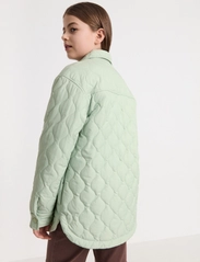 Lindex - Jacket overshirt quilted - alhaisimmat hinnat - green - 8