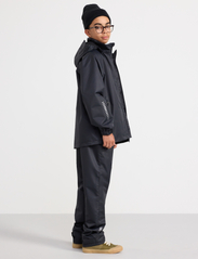 Lindex - Rain jacket school kids - vestes de pluie - black - 6