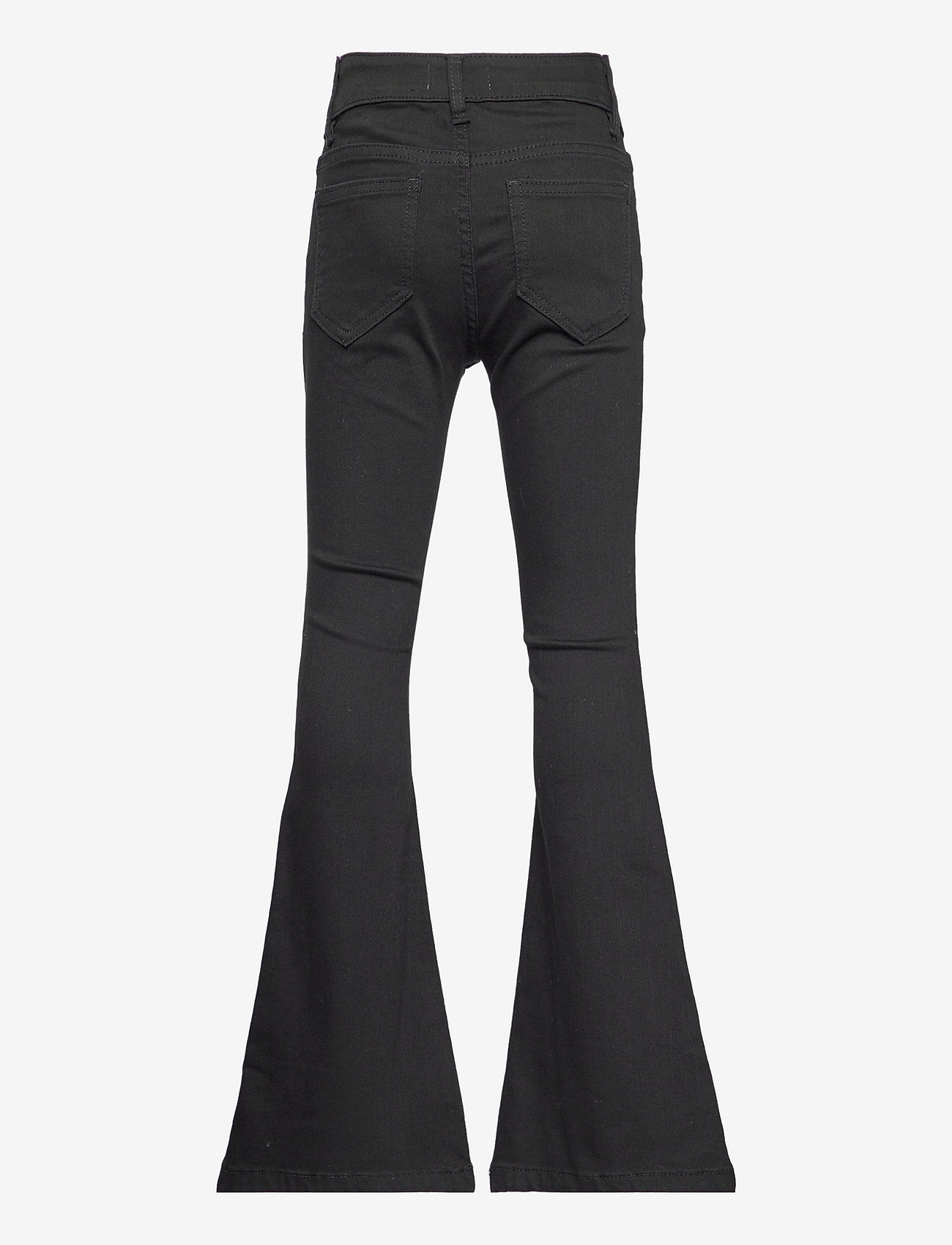 Lindex - Trousers denim Freja black fla - bootcut jeans - black - 2