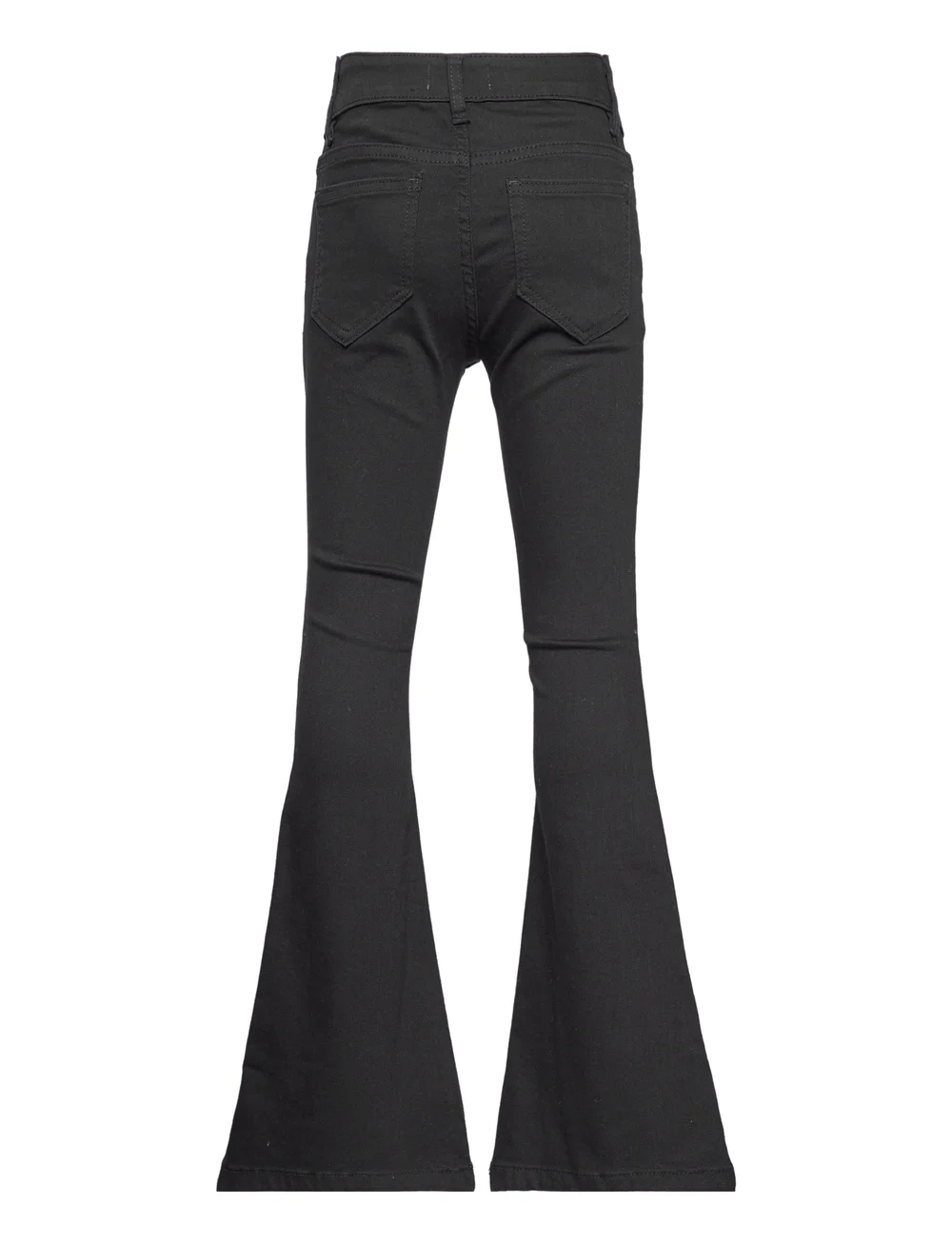 Lindex - Trousers denim Freja black fla - bootcut jeans - black - 2
