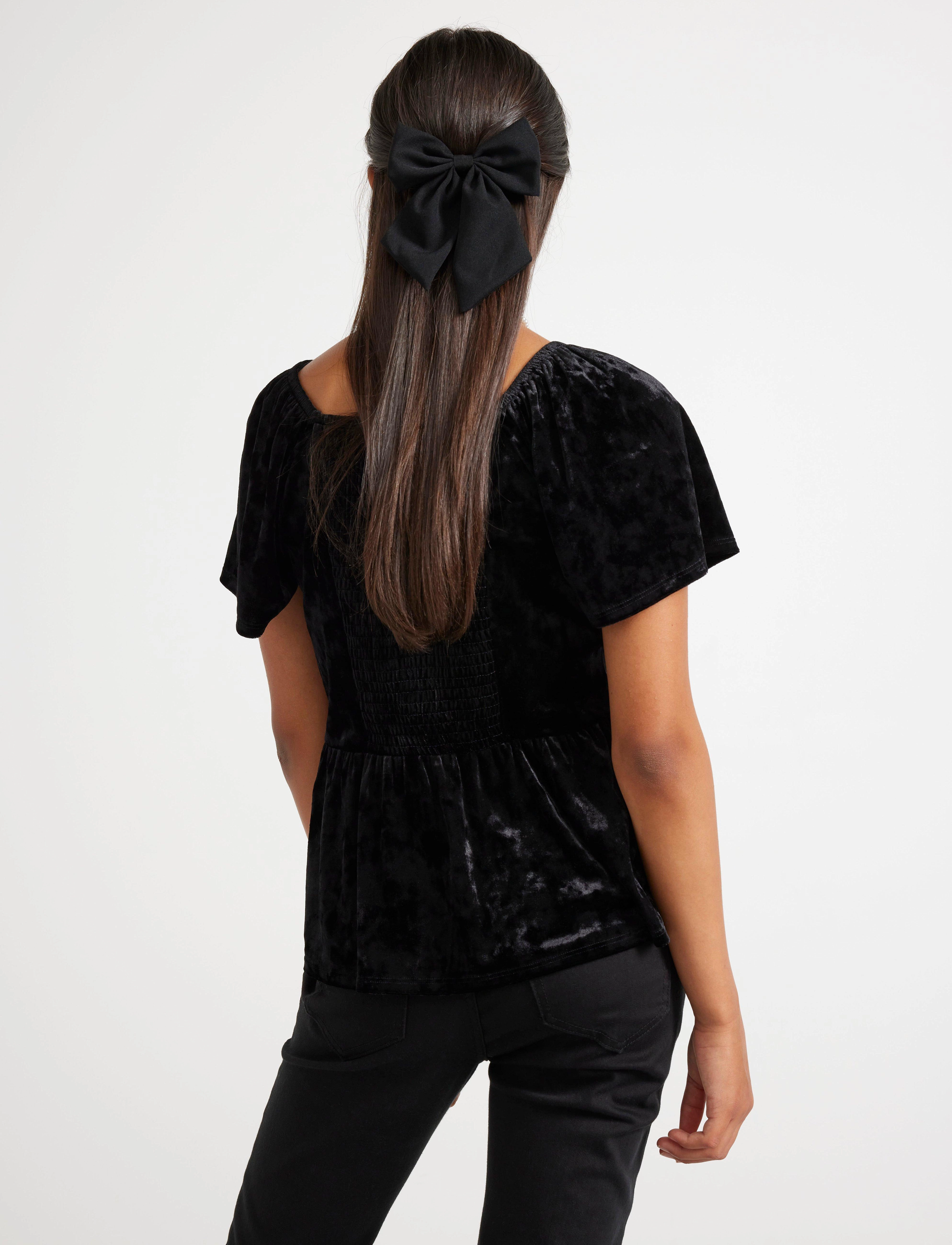 Lindex - Trousers denim Freja black fla - dżinsy typu bootcut - black - 3