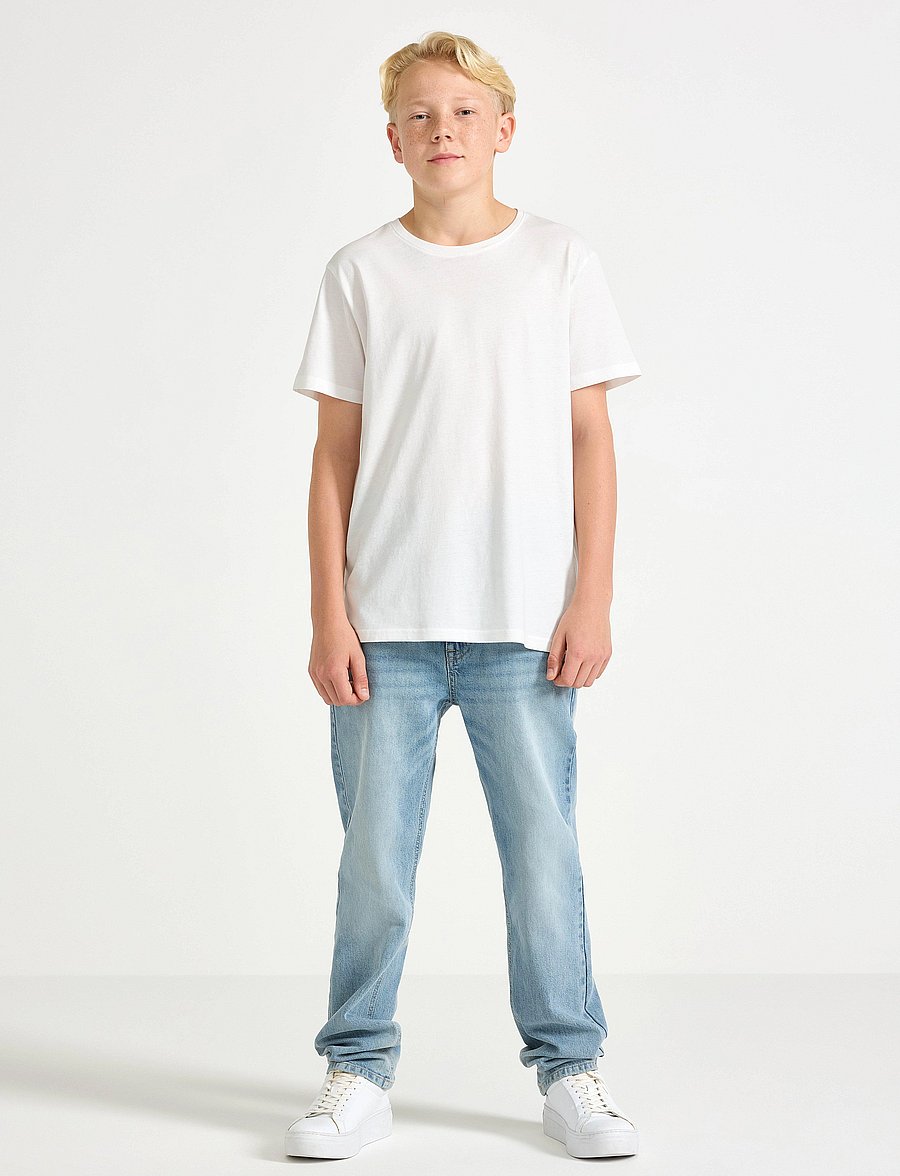 Lindex - Trousers Denim Staffan straigh - regular jeans - light denim - 0