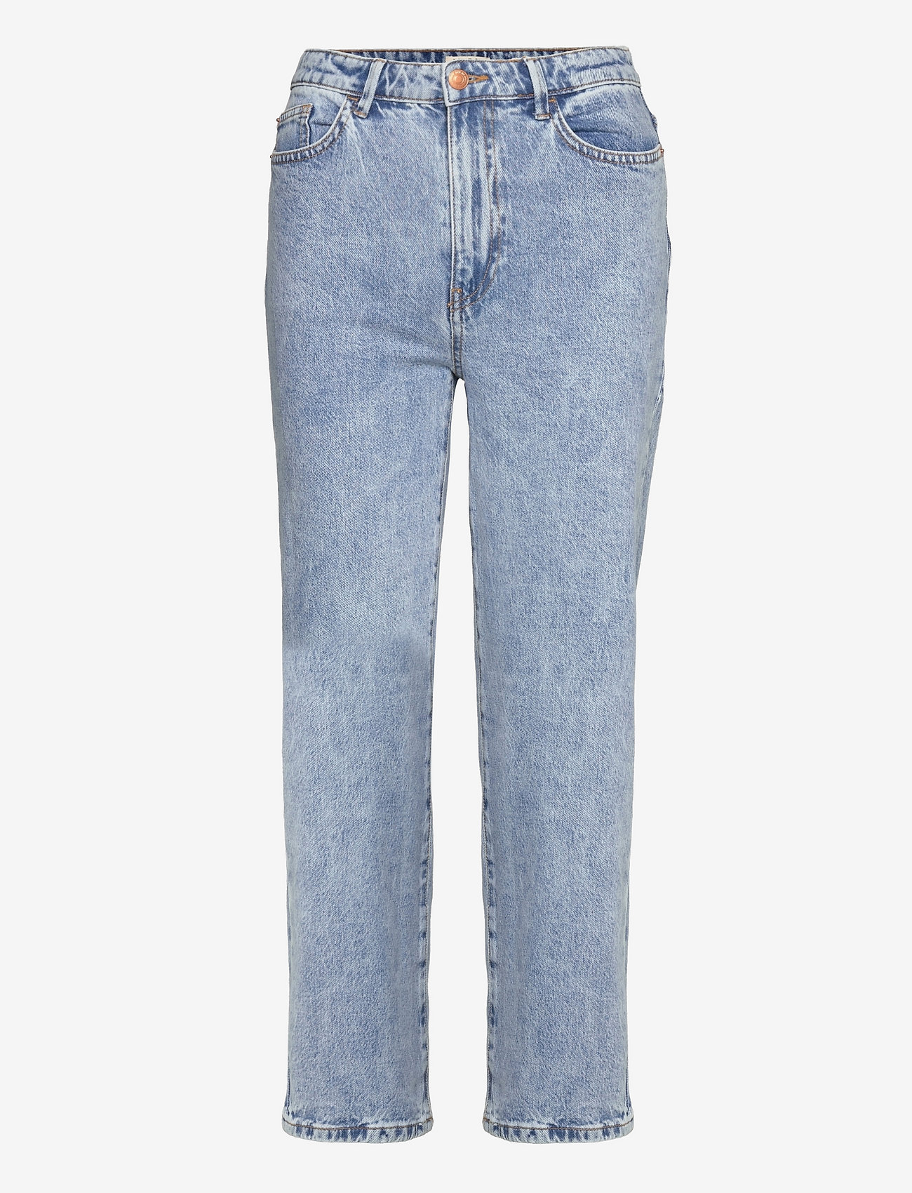 Lindex - Trousers denim Hanna lt blue - džinsa bikses ar taisnām starām - light denim - 0