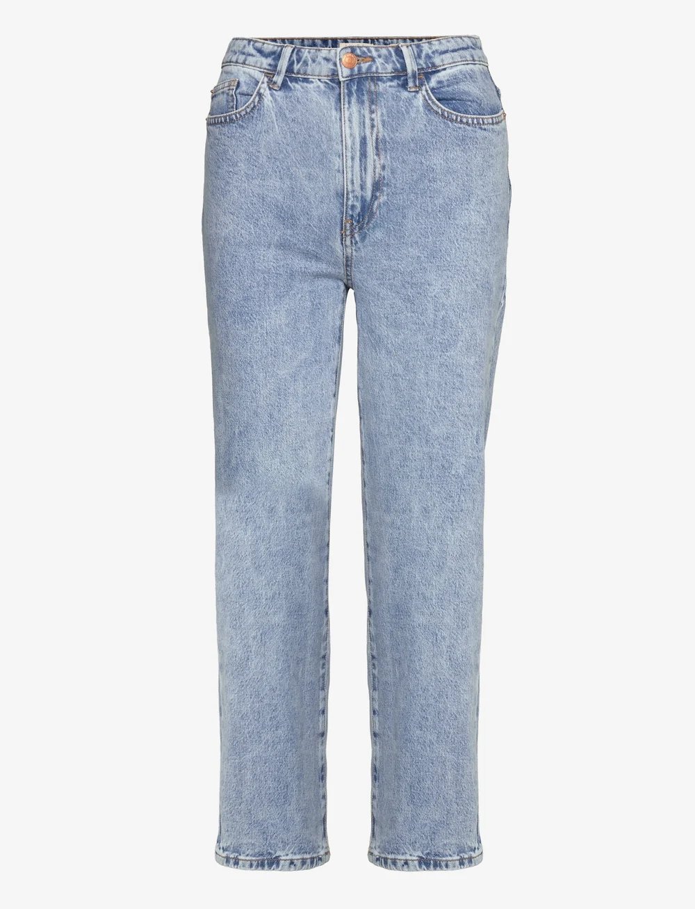 Lindex - WIDE Hanna cropped jeans med lätt stretch - straight jeans - light denim - 1