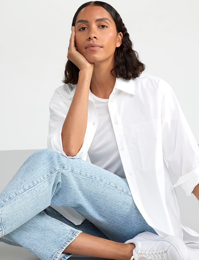 Lindex Wide Hanna Cropped Jeans Med Lätt Stretch – straight jeans