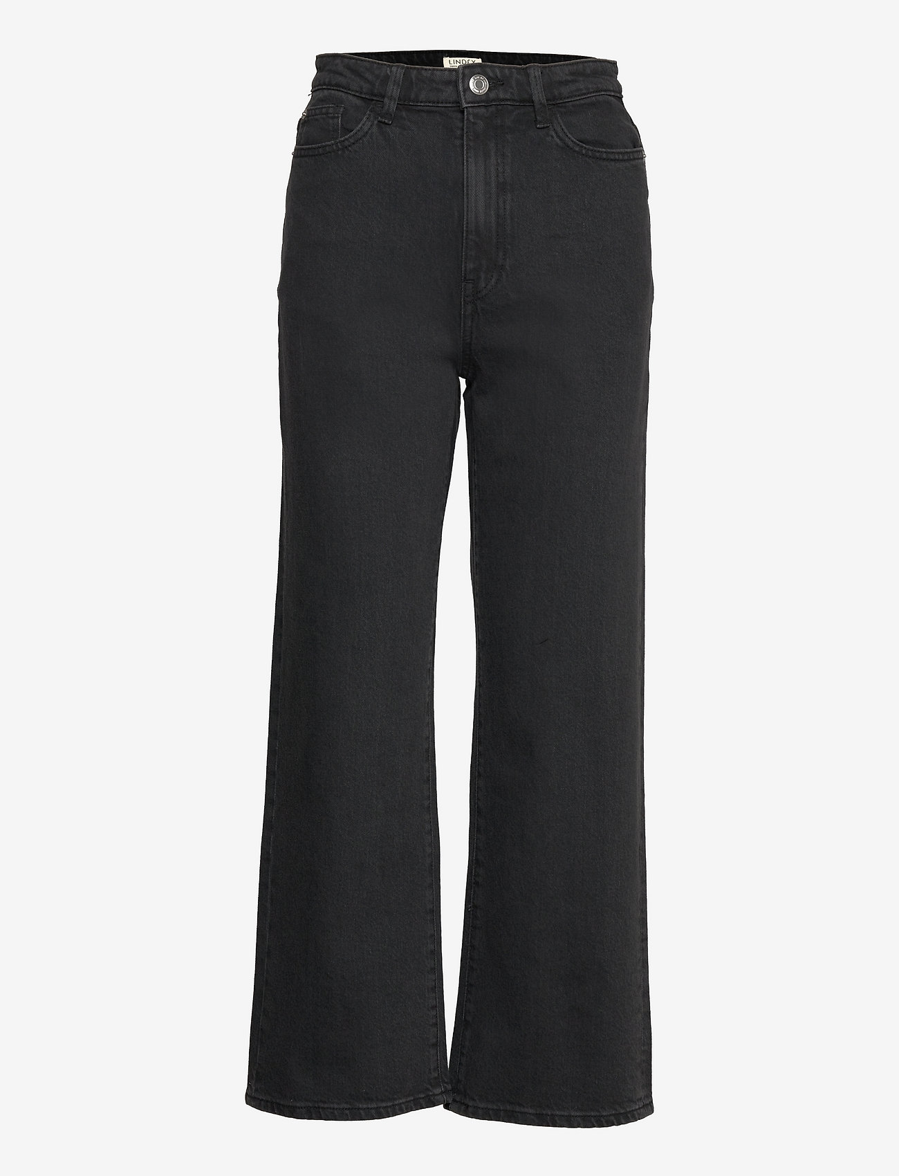 Lindex - Trousers denim Hanna black - raka jeans - black - 1