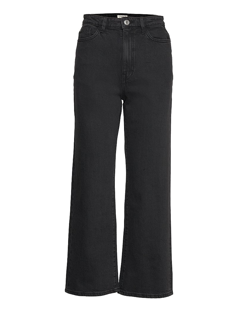 Lindex - Trousers denim Hanna black - raka jeans - black - 1