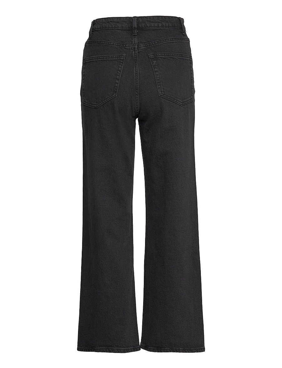 Lindex - Trousers denim Hanna black - straight jeans - black - 2