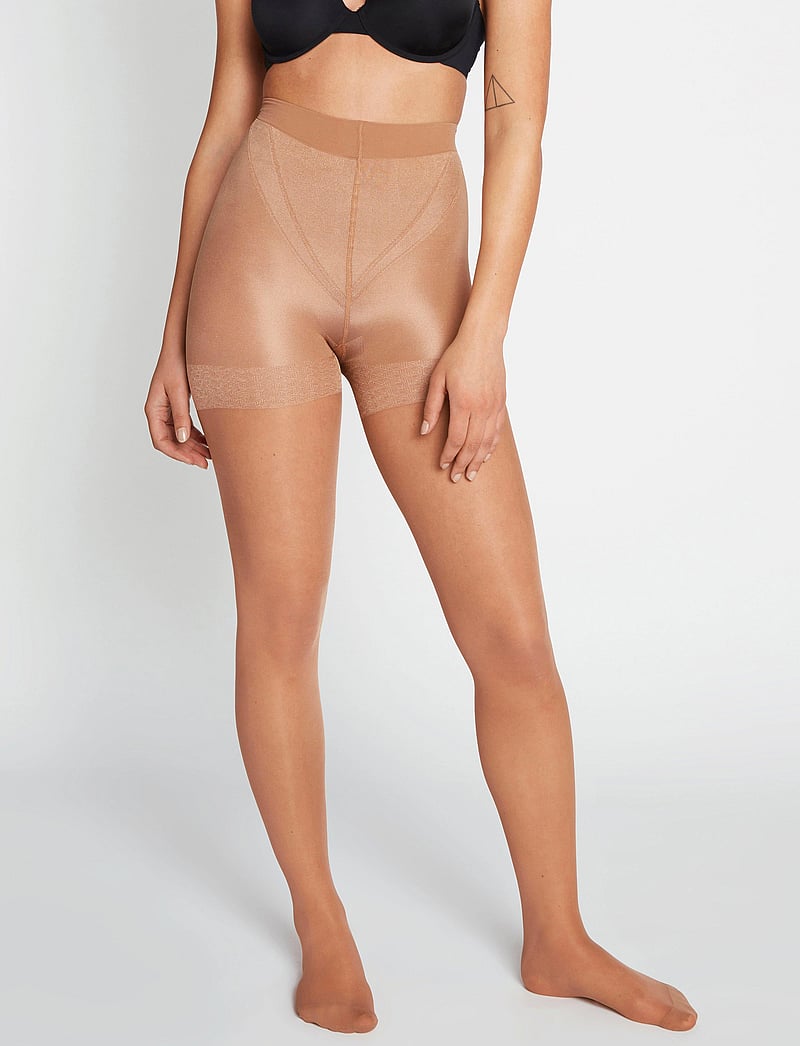 Lindex - Tights 40 den The firm control - speciella tillfällen - beige - 4