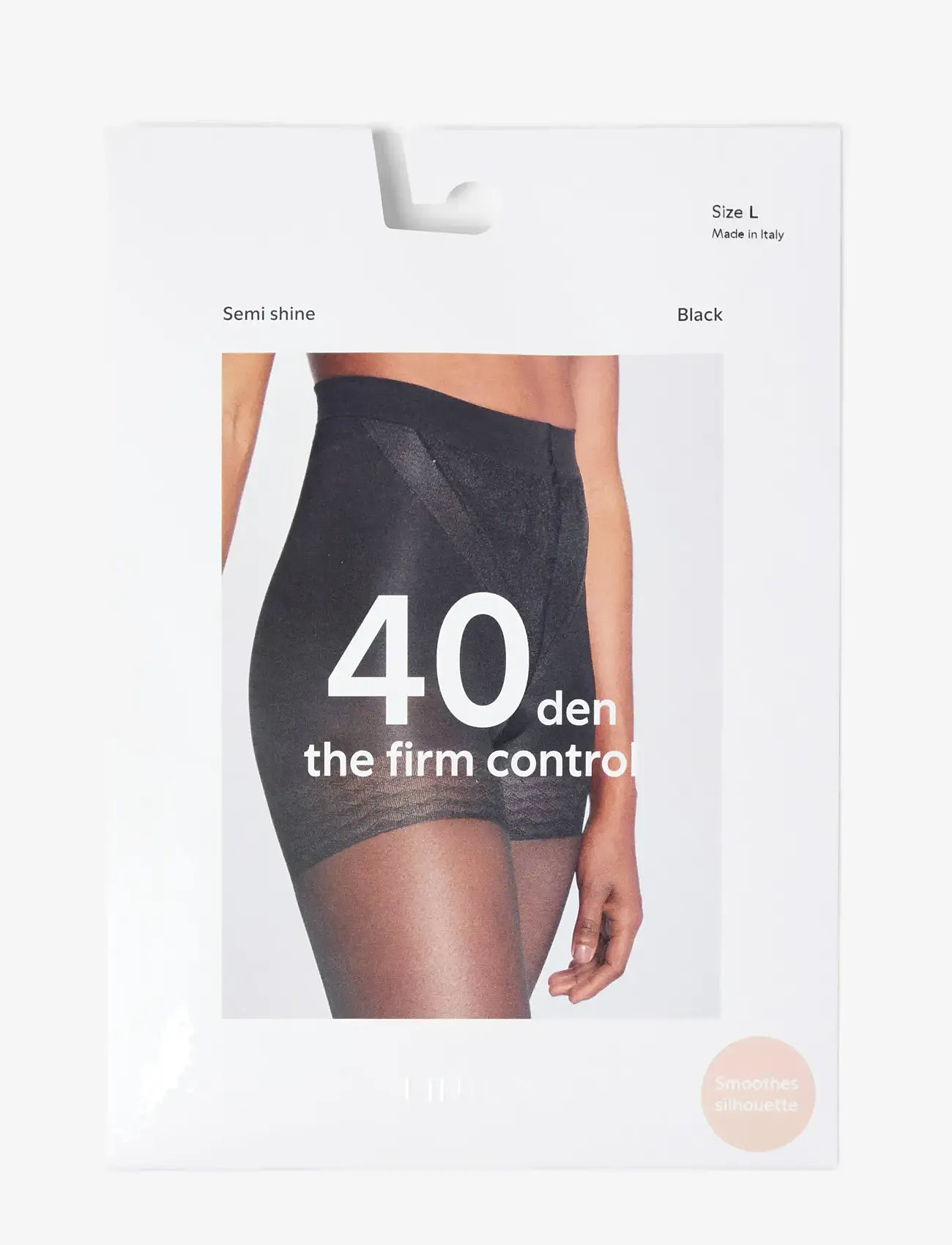 Lindex - Tights 40 den The firm control - besondere anlässe - black - 3