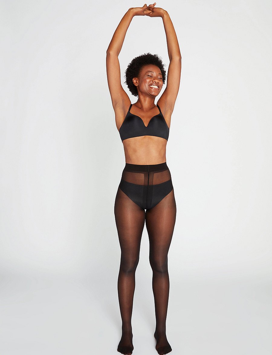 Lindex - Tights 15 den Super stretch - besondere anlässe - black - 3
