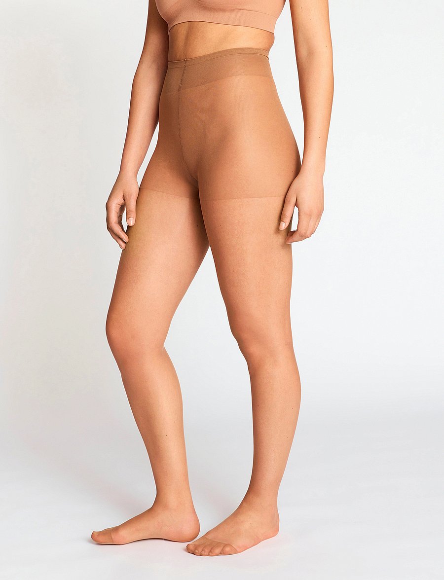 Lindex - Comfort waist semi shine tights 15 denier - erilised sündmused - beige - 3