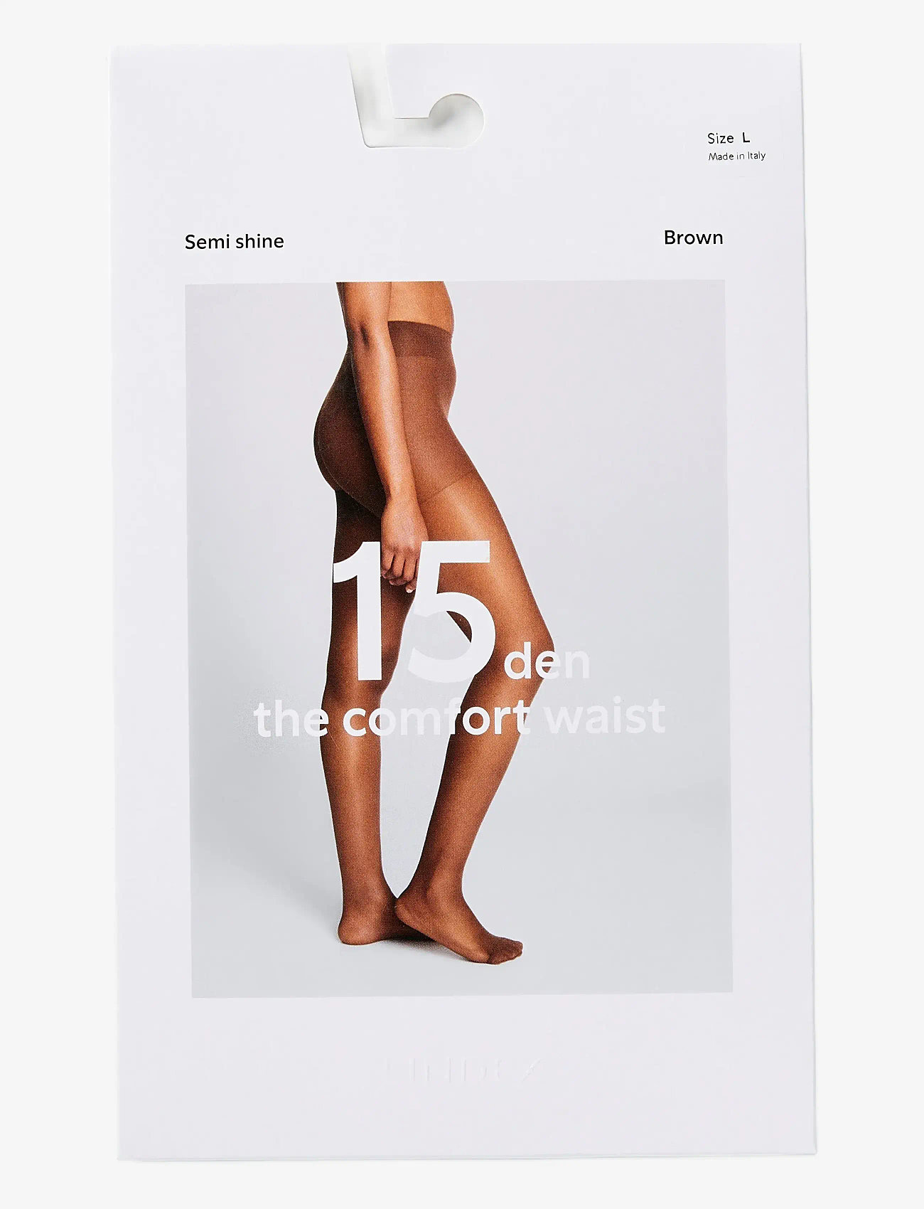 Lindex - Comfort waist semi shine tights 15 denier - besondere anlässe - brown - 3