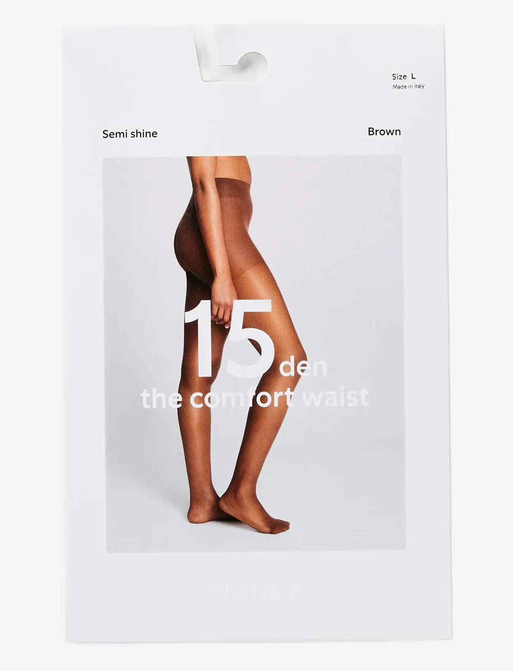 Lindex - Tghts 15 den The comfort waist - erityistilaisuudet - brown - 3