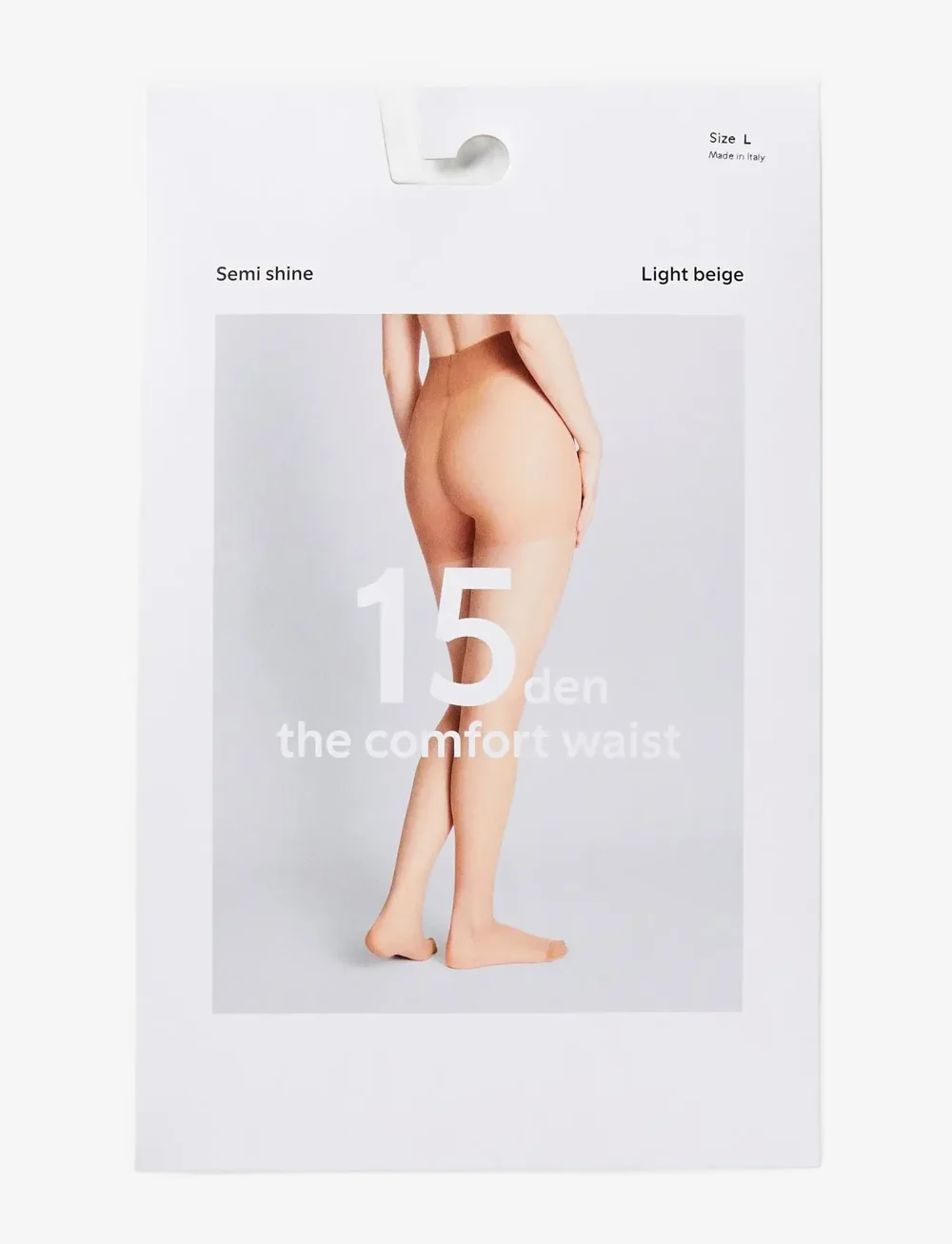 Lindex - Tghts 15 den The comfort waist - erityistilaisuudet - light beige - 3