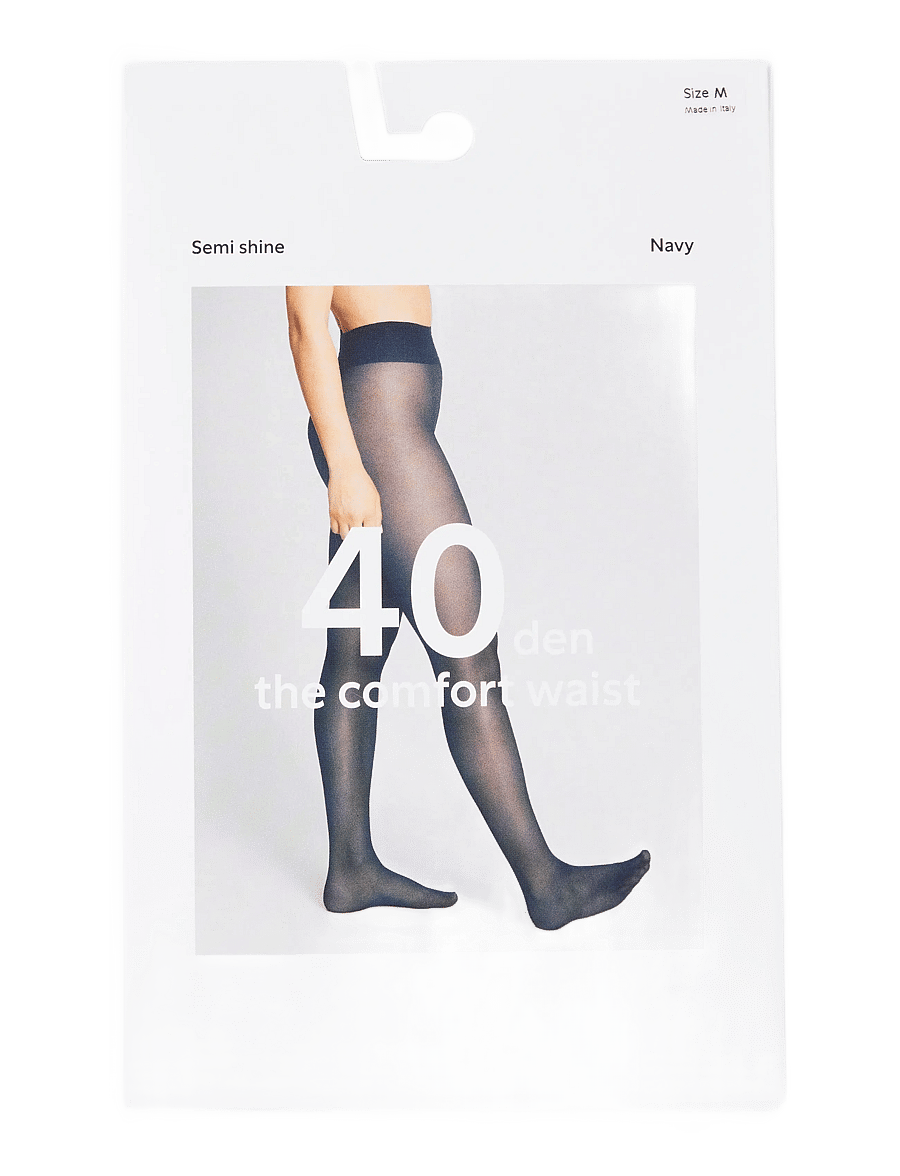 Lindex - Tights 40 den The comfort wais - erilised sündmused - navy - 1