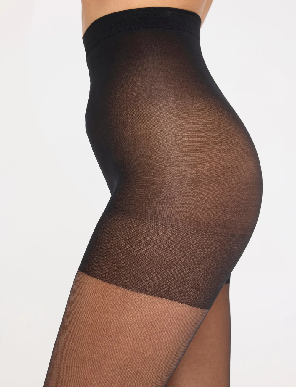 Lindex - Tights 20 den The light contro - speciella tillfällen - black - 4