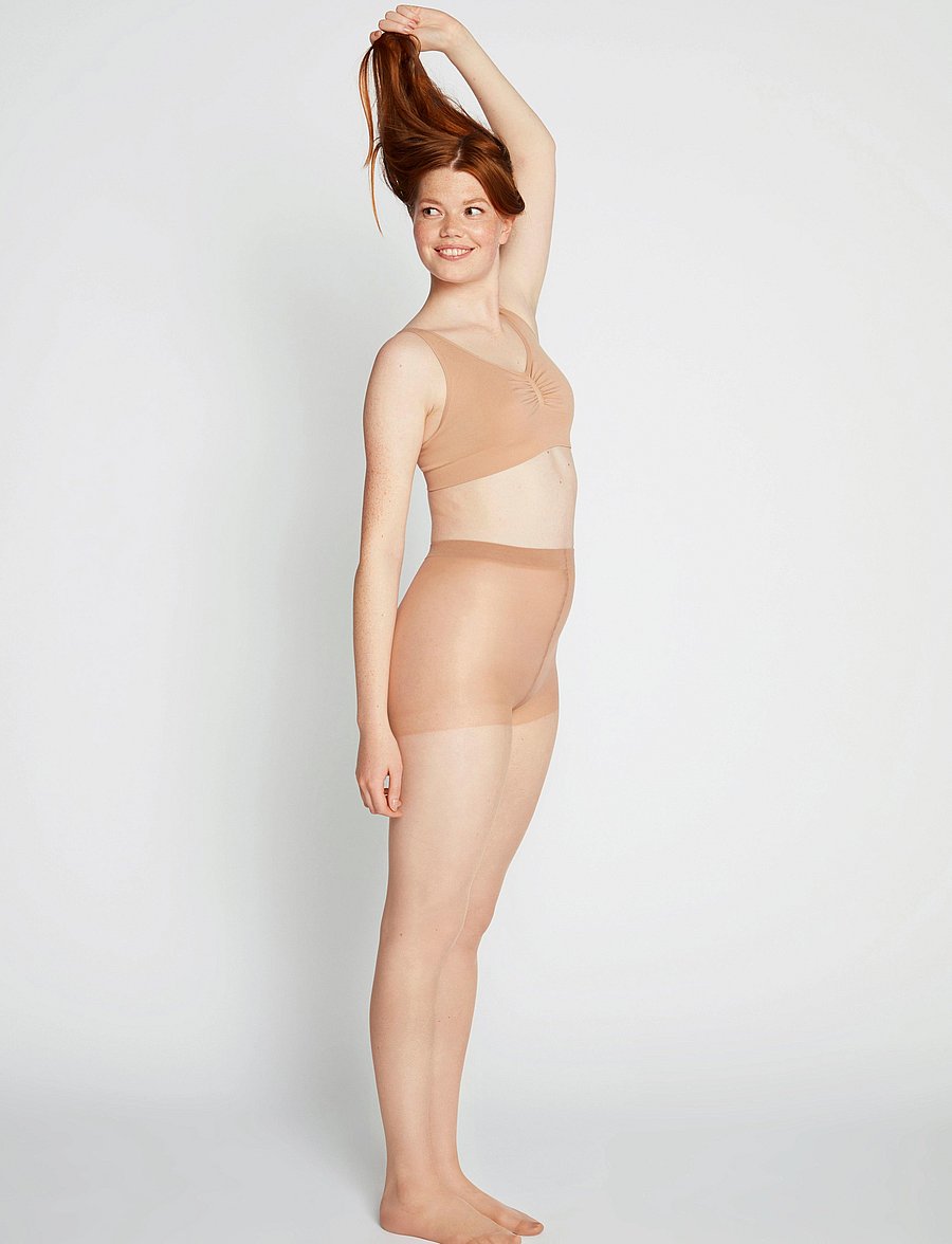 Lindex - Light shaping semi shine tights 20 denier - erilised sündmused - light beige - 3