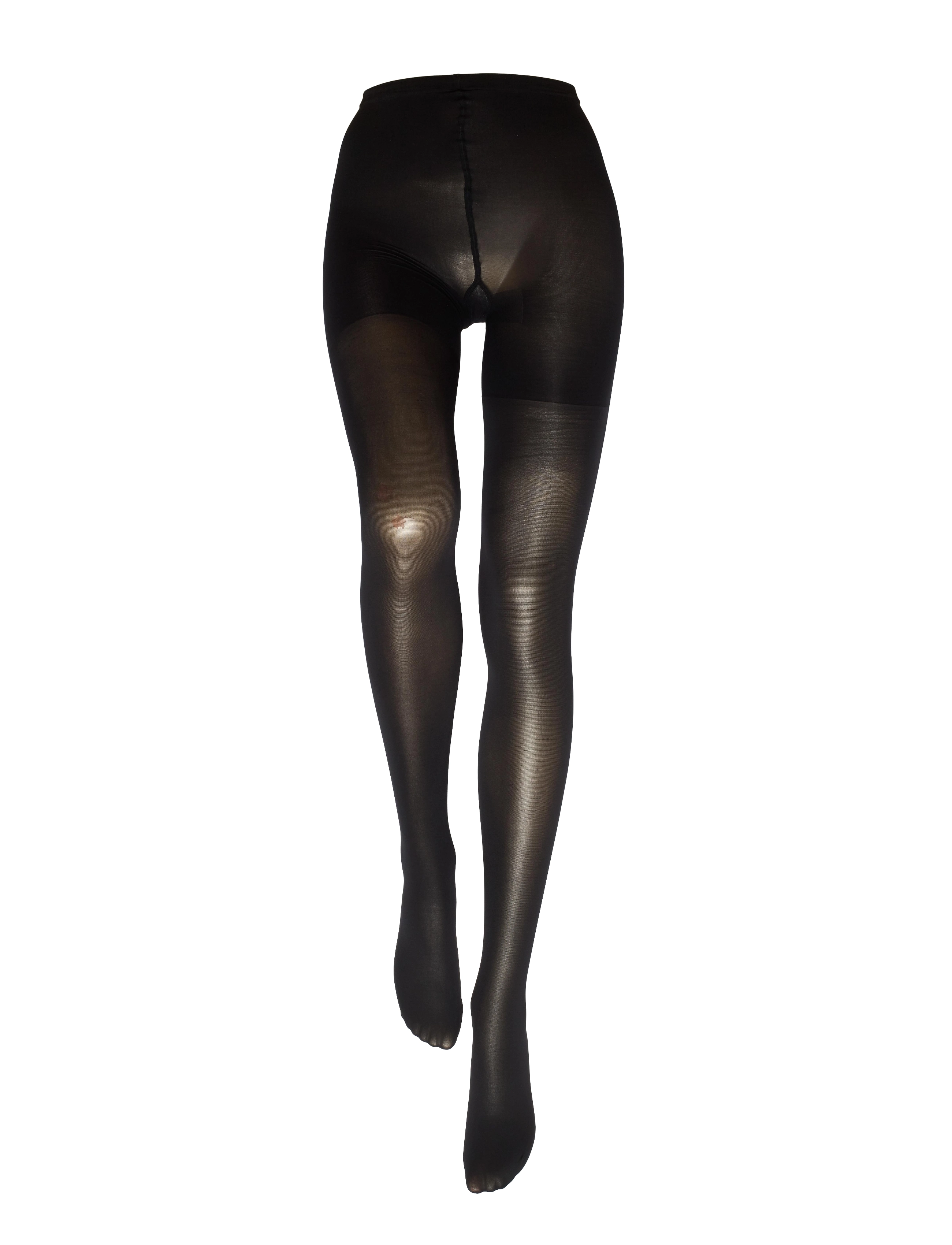 Lindex - High waist shaping matt tights 60 denier - besondere anlässe - black - 2