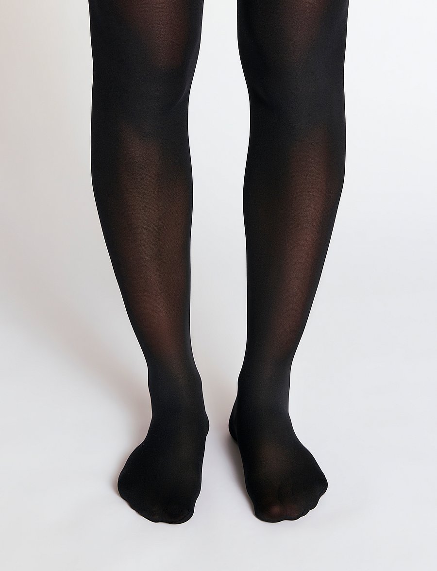 Lindex - High waist shaping matt tights 60 denier - særlige begivenheder - black - 5