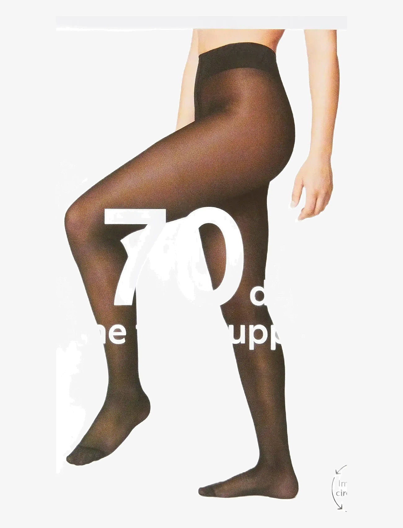 Lindex - Tights 70 den The firm support - besondere anlässe - black - 3